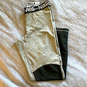Nike Pro 7/8 Length Mesh Leggings